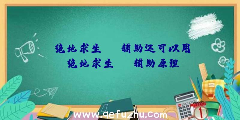 「绝地求生sng辅助还可以用」|绝地求生usb辅助原理